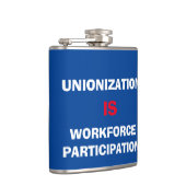 ユニオンのスローガン フラスク (右)