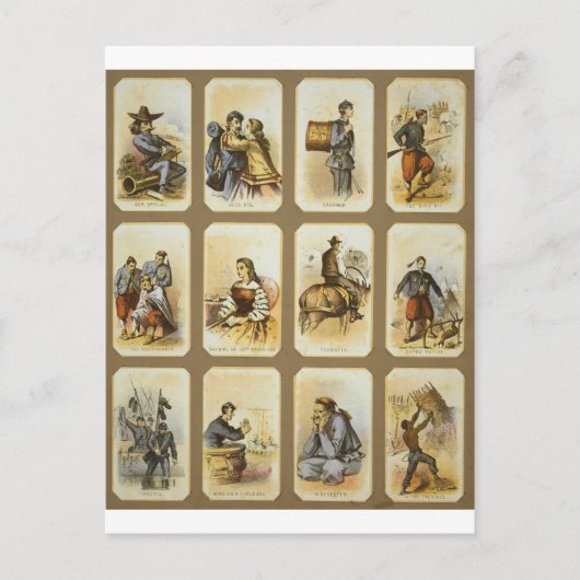 ユニオンの日常生活軍隊キャンプ内戦2 ポストカード (正面)