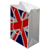 ユニオンはっきりしたジャックオンカーボン繊維スタイルプリント ミディアムペーパーバッグ (正面アングル)