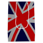 ユニオンはっきりしたジャックオンカーボン繊維スタイルプリント ミディアムペーパーバッグ (裏面)