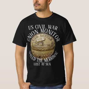 ユニオンは米国の内戦とメリーマックを監視 Tシャツ