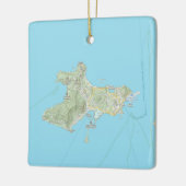 ユニオンアイランドウエストインディクリスマス セラミックオーナメント (左)