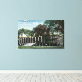 ユニオンカレッジ体育館の外観 キャンバスプリント (インサイチュ (ウッドフロア))