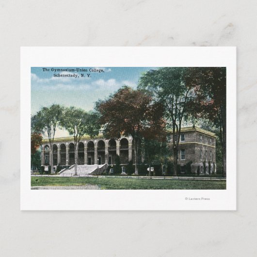 ユニオンカレッジ体育館の外観 ポストカード (正面)