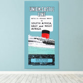 ユニオンキャッスルラインパンフレット~ XL キャンバスプリント (インサイチュ (ウッドフロア))