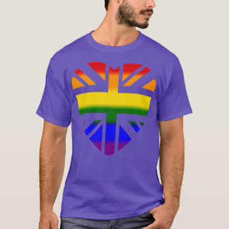 ユニオンサードカルチャーハート虹 Tシャツ
