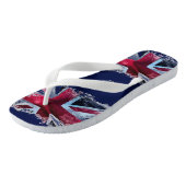 ユニオンジャックとモノグラム ビーチサンダル (アングル)