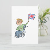 ユニオンジャックの旗 招待状 (スタンド正面)