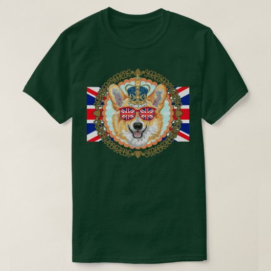 ユニオンジャックアイディアキッズ&イギリスエパスUk Jubil Tシャツ (デザイン正面)
