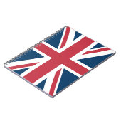 ユニオンジャックイギリス国旗ノート ノートブック (左側)