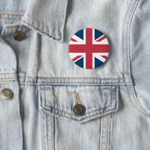 ユニオンジャックイギリス国旗ボタン 缶バッジ