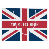ユニオンジャックイギリス国旗 ラージペーパーバッグ (裏面)