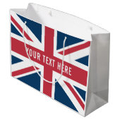 ユニオンジャックイギリス国旗 ラージペーパーバッグ (裏面アングル)