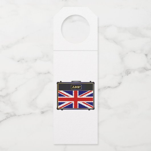 ユニオンジャックギターアンプ ボトルネックタグ (正面)