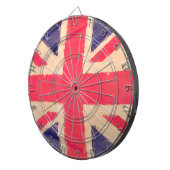 ユニオンジャックグランジ旗 ダーツボード (正面右)