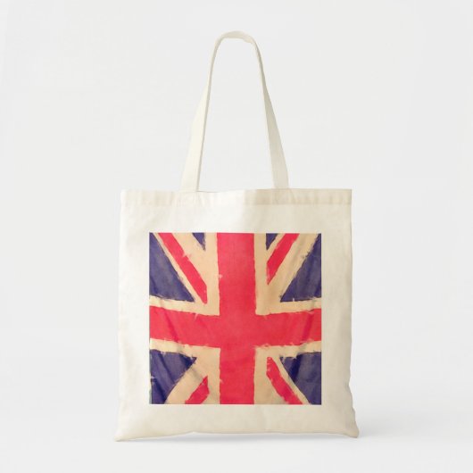 ユニオンジャックグランジ旗 トートバッグ (正面)