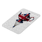 ユニオンジャックテ飛んでいるーポット マグネット (左側)