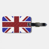 ユニオンジャックトラベルラゲッジタググラムグリッター ラゲッジタグ (裏面横)