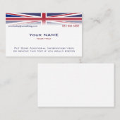 ユニオンジャックバージョン1 名刺 (正面/裏面)