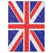 ユニオンジャックフラッグデザイン クリップボード (裏面)
