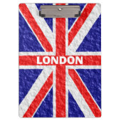 ユニオンジャックフラッグデザイン クリップボード (正面)
