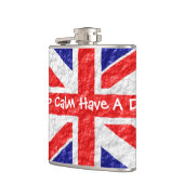 ユニオンジャックフラッグデザイン フラスク (左)