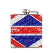 ユニオンジャックフラッグデザイン フラスク (裏面)