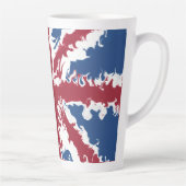 ユニオンジャックリキッドアート カフェラテマグ (右)