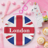 ユニオンジャックロンドン～英国旗紙プレート ペーパープレート (パーティー)