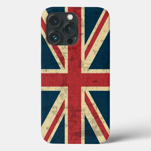 ユニオンジャック動揺してヴィンテージ Case-Mate iPhoneケース (裏面)