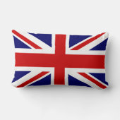 ユニオンジャック国旗とおもしろい引用文 ランバークッション (裏面)