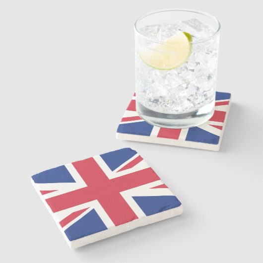 ユニオンジャック国旗のコート ストーンコースター (横)