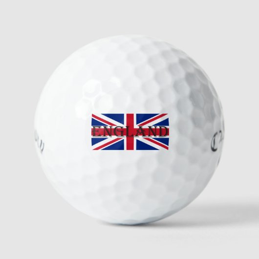 ユニオンジャック国旗イギリスcss gbt ゴルフボール (正面)