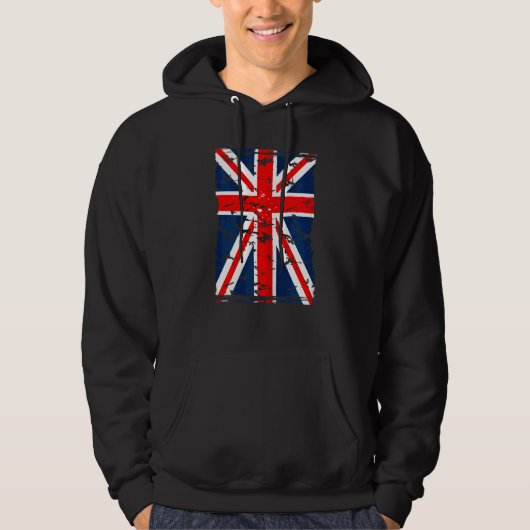 ユニオンジャック国旗統一されたイギリス素晴らしイギリスBr パーカ (正面)