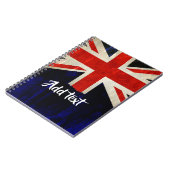 ユニオンジャック国旗 ノートブック (左側)