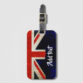 ユニオンジャック国旗 ラゲッジタグ (正面縦)