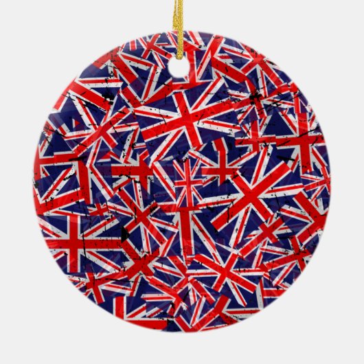 ユニオンジャック国旗 | UK国旗 |イギリス国旗 | セラミックオーナメント (裏面)