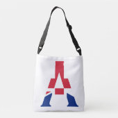 ユニオンジャック国旗cbbcntに覆われたモノグラム クロスボディバッグ (裏面)