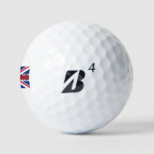 ユニオンジャック国旗England be6 gbcnt ゴルフボール (ロゴ)