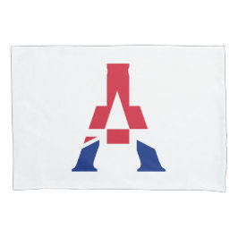 ユニオンジャック国旗pccntに掲げられたモノグラム 枕カバー