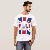 ユニオンジャック素晴らしイギリス常時素晴らしBREXIT Tシャツ (正面フル)
