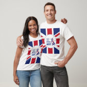 ユニオンジャック素晴らしイギリス常時素晴らしBREXIT Tシャツ (ユニセックス)