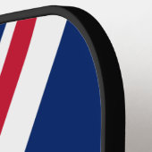 ユニオンジャック英国イギリス国旗のイギリス史 ピックルボールラケット (左詳細)