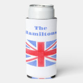 ユニオンジャック英国国旗素晴らしイギリス スリム缶クーラー (Seltzer裏面)
