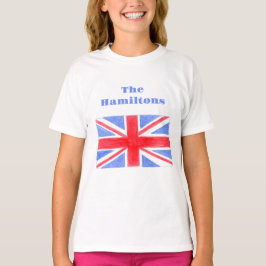 ユニオンジャック英国国旗素晴らしイギリス Tシャツ