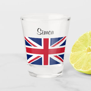 ユニオンジャック英国国旗UK 4サイモンショットグラス ショットグラス