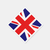 ユニオンジャック - イギリスの旗 スタンダードカクテルナプキン (角)