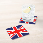 ユニオンジャック – イギリス国旗 スクエアペーパーコースター (インサイチュ)