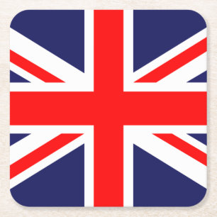 ユニオンジャック – イギリス国旗 スクエアペーパーコースター