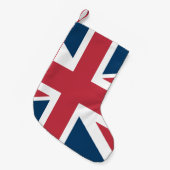ユニオンジャック イギリス国旗 スモールクリスマスストッキング (正面 (吊り時))